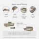 Boston Recliner Sofa, L198, Semi Aniline Leather G3 342 [Display]